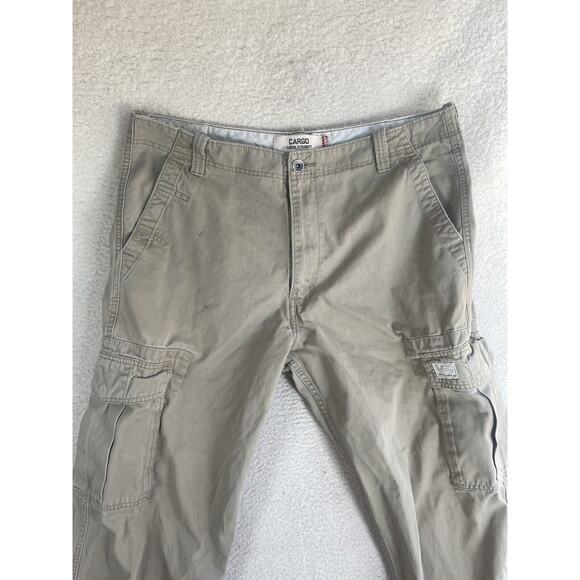 Levis Cargo Pants Mens 38x32 Beige Loose Straight Utility Outdoors READ/STAINS - Picture 11 of 16